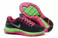 zapatos nike lunarglide+4 mujer 2013 populaire mesh moon france pink green